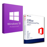 Componentes P/pc Chave Key Licença Windws 10+office 2021