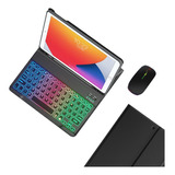 Kit Funda Teclado Iluminado Mouse For Galaxy Tab S7 11 T870