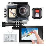 Camara De Accion Subacuatica 4k 170° Wifi Impermeable Icefox