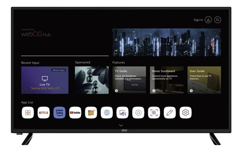 Televisor Pyle Smart Tv Led Hd 32 Pulgadas
