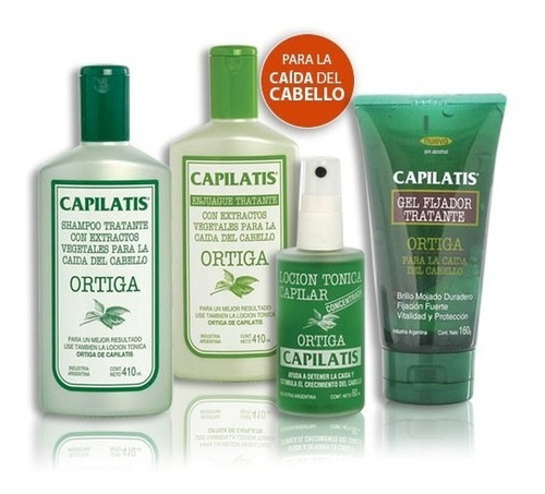 Anticaída Capilatis Ortiga Shampoo Enjuague Loción Gel