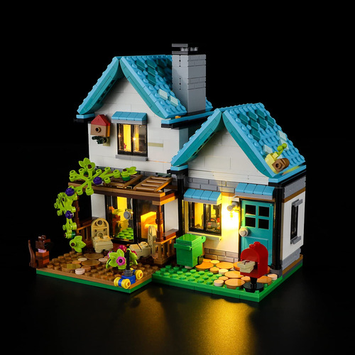 Luz Led Para Lego Cozy-house Iluminación Compatible Con B