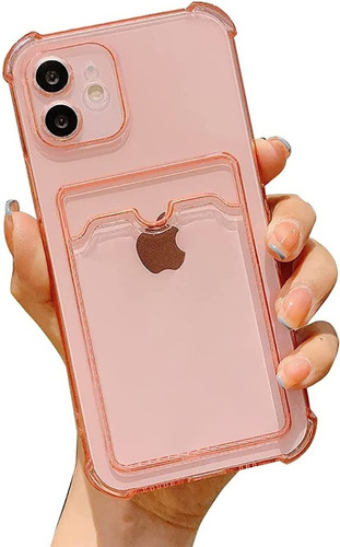 Estuche Carcasa Funda Para iPhone Con Ranuras Para Tarjeta