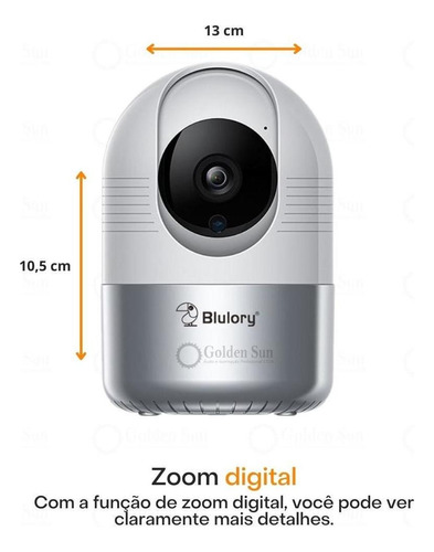 Câmera De Segurança Wifi 5g Compativel Com Alexa 1080p Hd