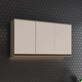 Armário Aéreo 3 Portas 120cm 100% Mdf Aurora