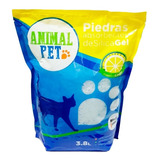 Piedras Sanitarias Silica Gel Limon Animal Pet X 3.8 Lts