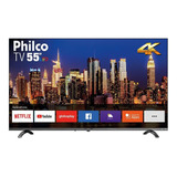 Smart Tv Philco Ptv55q20snbl Dled 4k 55  110v/220v