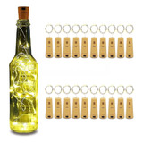 Luces Led Para Botellas De Vino 2m 20 Led A Pilas, 20 Uds