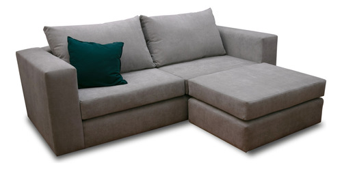 Sillon Sofa 3 Cuerpos Clark Chenille Dis Minimalista Living