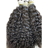 Cabelo Brasileiro Cacheado Humano 50/55cm 50 Gramas Limpo