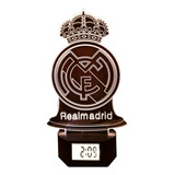 Lámpara Ilusión 3d Reloj Alarma Real Madrid Club De Fútbol