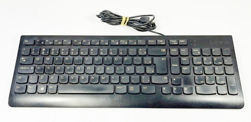 Teclado Lenovo Mod. Sd50l21365 Preto Com Fio Usb