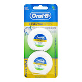 Hilo Dental Oral-b Essential Floss Encerado 2 Piezas.