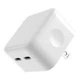 Cubo Doble Cable Tipo C Compatible iPhone 35w Carga Rápida