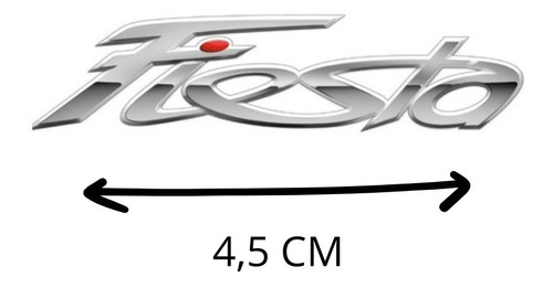 Emblemas Ford Fiesta  Cromado Foto 4