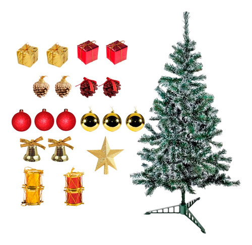 Árvore Natal Grande Decorada Completa 60cm Enfeite Luxo