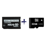 Convertidor Pro Duo + Micro 32 Gb Regalos Compatible Con Psp