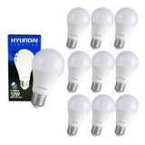 Pack 10 X Ampolletas Led 12w E27 Sec - Hyundai