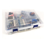 Paq Arduin Intermedio Protoboard, Caja, Botones,leds,display