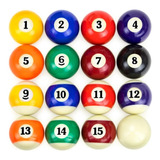 Set Juego Bolas De Billar Pool X16 Standard Carambola