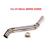 Para Cf-moto 400nk 650nk Tubo De Escape Medio Enlace