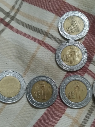 Monedas De Un Peso  N1892 Me Urge  Venderla 