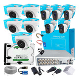 Kit Hikvision Hilook Dvr 16 Ch+10 Cámaras 1080p + Disco Duro