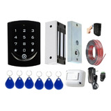 Control Acceso Cerradura Magnetica 60 Kg Kit Completo   Rfx 