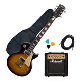 Combo Guitarra Field Les Paul Esf + Marshall Mg 10