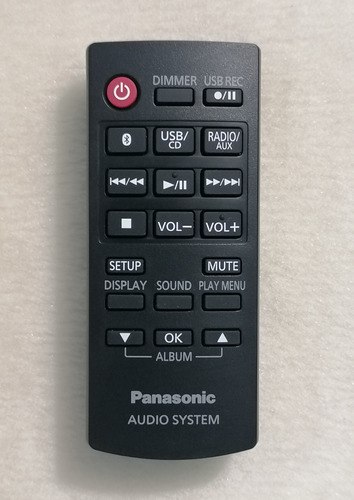 Control Remoto Panasonic Para Minicomponente Sa-akx100