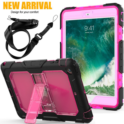 Funda Protector Uso Rudo Con Correa Para iPad Mini 1 2 3