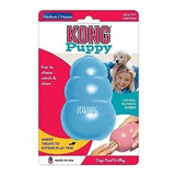 Brinquedo Para Cães Filhotes Recheável Puppy Kong  Azul M