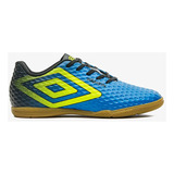 Tênis Futsal Umbro Warskin Jr Infantil Azul Futebol