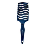 Escova De Cabelo Air Flowing Com Cerda Natural Indigo Mq Pro Cor Azul