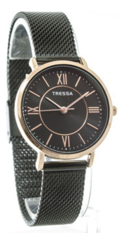 Reloj De Mujer Tressa  Wr30m Malla Tejida Acero Anne