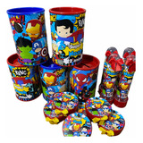  Kit Personalizados Vingadores Baby 30 Itens