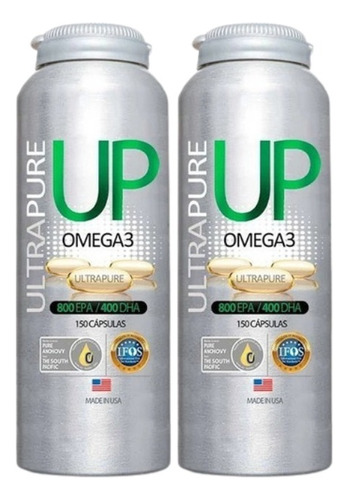 Omega 3 Up Pack 2 Frascos 150 Cap Newscience Dietafitness