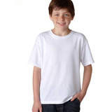 Camiseta Niño Para Sublimación 100% Poliester Cuello Redondo