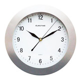 Reloj De Pared Eurotime Plateado 996/1800 Casiocentro