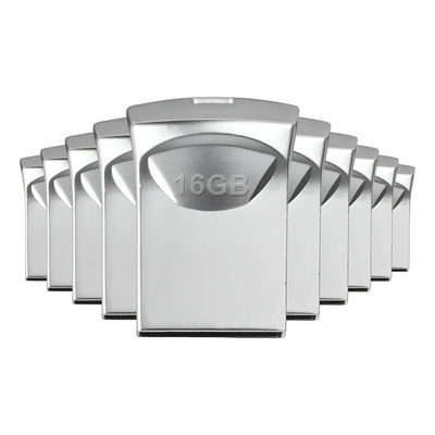 Kit 10 Memoria Stylos Usb 16gb Stmus42s 2.0 Mini Metalica | Envío gratis