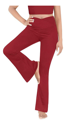 Pantalones De Yoga Para Mujer Pantalones Acampanados Legging