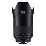 Zeiss 35 Mm F  14 Milvus Zf2 Lente Para Nikon F Mount Dslr C