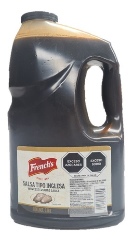 Salsa Inglesa Frenchs 3.78 Lt Para Carne Micheladas Cocinar