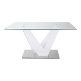 Mesa De Comedor Base Central Modelo Victory 200x90cm 