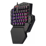  Teclado Gamer Una Mano Redragon Mecanico Diti Switch Brown