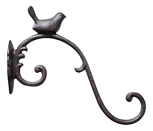 Estátua De Pássaro Em Ferro Fundido, Cabide De Planta De
