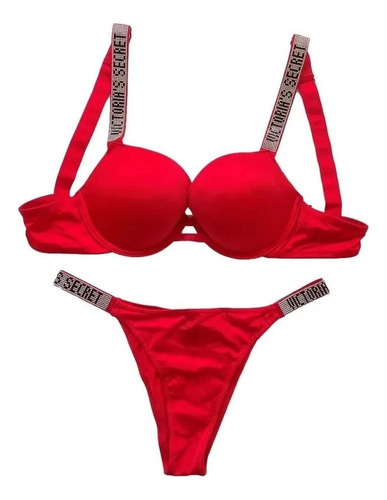 Conjunto De Lingerie Victoria's Secret Com Óculos