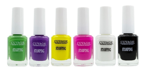 Cuvage X6 Esmaltes Tradicionales Stamping Uñas Manicuria