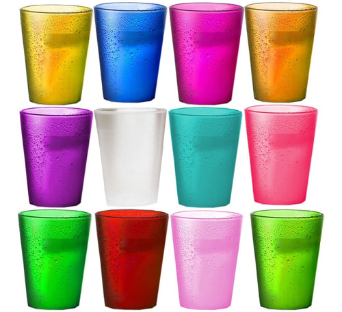 Set X6 Vaso Plástico Translucido Practi-k Tienda Pepino