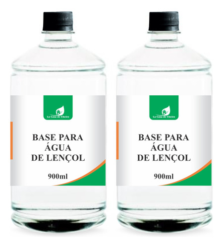 2 Bases Pronta Água De Lençol 900ml